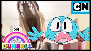 Welcome to Jurassic Elmore! 🦖 | The Fight | Gumball's Mega 3-Hour Compilation | Cartoon Network