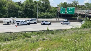 Hit-and-run crash, dump truck fire cause hourslong road closure