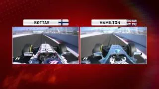 Video Bottas v @LewisHamilton   Onboard Qualifying #RussianGP