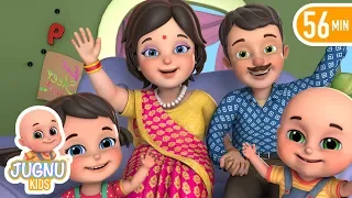 i love my family | mummy ki roti gol gol  | hindi rhymes for children by jugnu kids