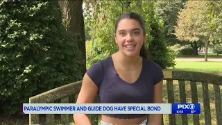 PIX 11 Covers NY Islanders & the Foundation's pup Radar Placed with Paralympian Anastasia Pagonis