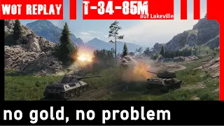 T-34-85M auf Lakeville | Ohne Gold vieles erreichen | World of Tanks Replay