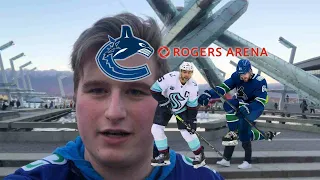 Westcoast Rivalry Born! Stadium Vlog #4- Vancouver Canucks | Rogers Arena