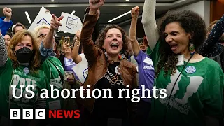 Ohio votes to protect abortion rights as US states go to the polls - BBC News