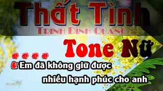 Thất Tình Karaoke Tone Nữ