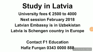 Study in Latvia 00923004000027