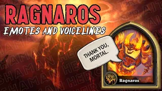 Ragnaros + Voicelines - Hearthstone Shaman Hero Portrait