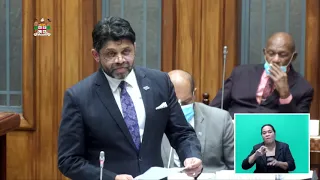 Fijian Attorney-General updates parliament on the $360 unemployment assistance.