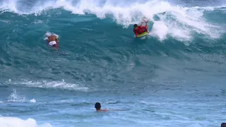 Wave of the Summer!!!  Kai Santos shreds Sandy Beach. Oahu Hawaii