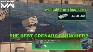 Type 726-A4 New Grenade Launcher Full Review and Test! | Worth It? | Modern Warships Alpha Test