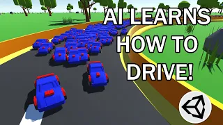AI Cars Learn To Drive!