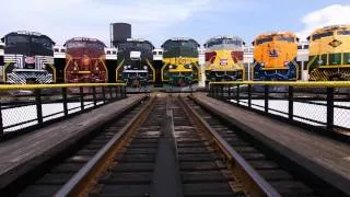 Turntable video of all of the heritage units