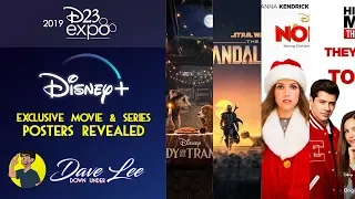 DISNEY+ Posters Revealed (STAR WARS MANDALORIAN, LADY & THE TRAMP, NOELLE) | D23 Expo 2019