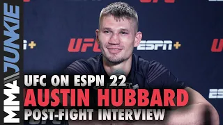 Austin Hubbard credits 'staying active but being smart for win | UFC on ESPN 22