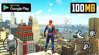 Top 10 Best High Graphics Spiderman Android Game Under 100 MB (2022 ) || ( Offline / Online )