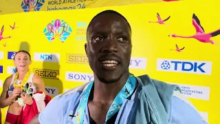 Letsile Tebogo Reacts to Botswana's 4x4 World Relays Win, Talks 200m World Record Potential