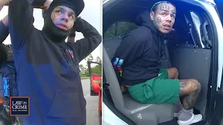 Bodycam Shows Rapper Tekashi 6ix9ine Being Arrested for Missing Court Date in Speeding Case