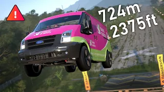 Forza Horizon 5 - Transit Flight Forzathon Daily (Runway Danger Sign) - Series 33 Winter Guide