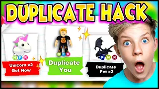 How To DUPLICATE in Adopt Me!! WORKING TIK TOK HACKS!! Can We Duplicate Our Pets Too? PREZLEY