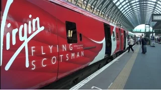 New Virgin Trains EC First Class Experience from London Kings Cross to Edinburgh Waverley June 2016.