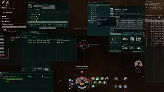 EVE-online Sansha Surveillance Squad. Combat Sansha Nation expedition on Stratios | 3d location