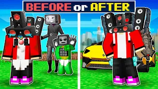 BEFORE or AFTER JJ and MIKEY - FAMILY SAD STORY  in Minecraft - Maizen