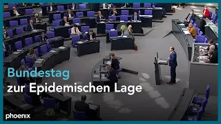 Bundestagsdebatte zur Epidemischen Lage am 25.08.21