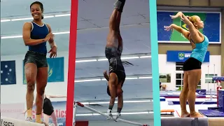 Gabby Douglas is back with NEW SKILLS! 🥇 In Training #44