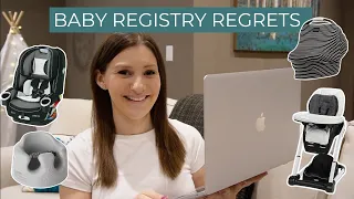 IF I COULD BUILD MY BABY REGISTRY ALL OVER AGAIN // Baby Product Regrets + Watch Before Registering