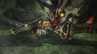 Toukiden Kiwami Boss battle 1