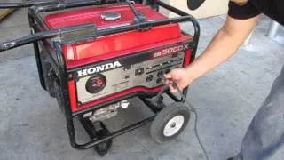 * Sold * Honda EB 5000X Gas Powered Generator 11hp 120/240V 5 KVA