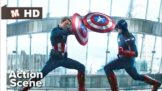 CJ - Whoopty | Captain America Vs Captain America Fight Scene | AVENGERS 4 ENDGAME Movie CLIP 4K