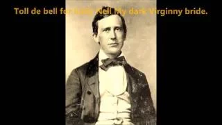 NELLY WAS A LADY lyrics words text STEPHEN FOSTER Nellie Was A Lady trending folk song sing along