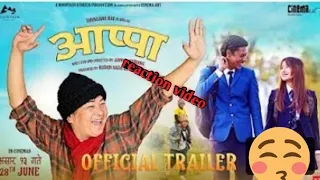 Nepali movie aappa official trailer reaction video 😍😍