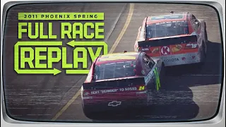 Gordon door slams Busch | 2011 Subway Fresh Fit 500 from Phoenix | NASCAR Classic Full Race Replay