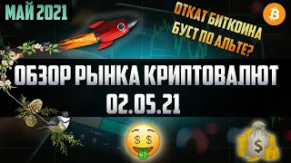 Обзор рынка криптовалют 02.05.21. Май 2021. 6X по BAKE, 3X по MATIC, 2Х по Trust Wallet Token (TWT)