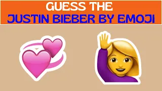 Guess the Justin Bieber Song 🎶🤔 - Emoji Challenge | Guess the Word
