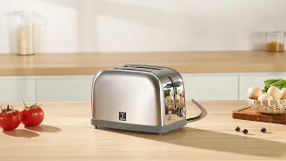 Yabano 2 Slot Toaster Stainless Steel