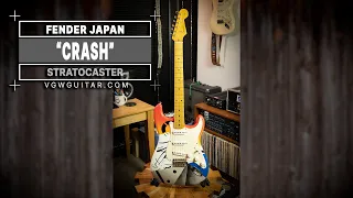 Fender Japan Stratocaster with "Crash"  Paint Job - VGW