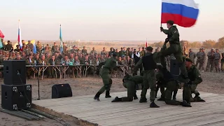 День России на военных учениях в Казахстане