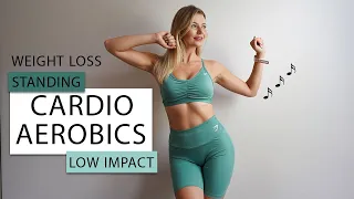 45 MIN ALL STANDING CARDIO AEROBICS WORKOUT FOR WEIGHT LOSS- Fat Burning | Low Impact