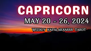 WALANG MAKAKAPIGIL SAYO! ♑️ CAPRICORN MAY 20-26,2024 WEEKLY TAGALOG TAROT #KAPALARAN888 Money/Love