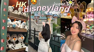 🇭🇰 DISNEYLAND vlog | disney merch, getting on rides, must-eats + travel tips