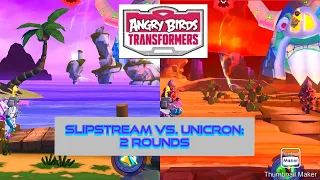 Angry Birds Transformers: Slipstream vs. Unicron Pig! (2 rounds)