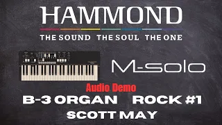 Hammond M solo Audio Demo Rock Organ #1