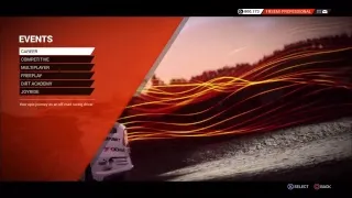 Dirt 4 menu theme extended