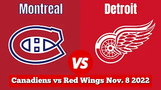 Montreal Canadiens vs Detroit Red Wings | Live NHL Play by Play & Chat