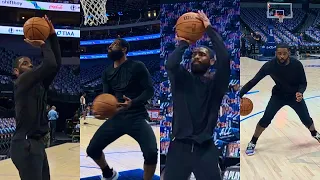 Kyrie Irving FULL Pregame Workout: Finishes At Rim, Bag Work And Shooting In Playoffs