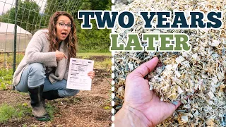 We Covered 1/2 the Garden in Wood Chips | 2 Years Later Soil Tests Reveals the Impact