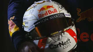 Max Vertstappen helmet reveal